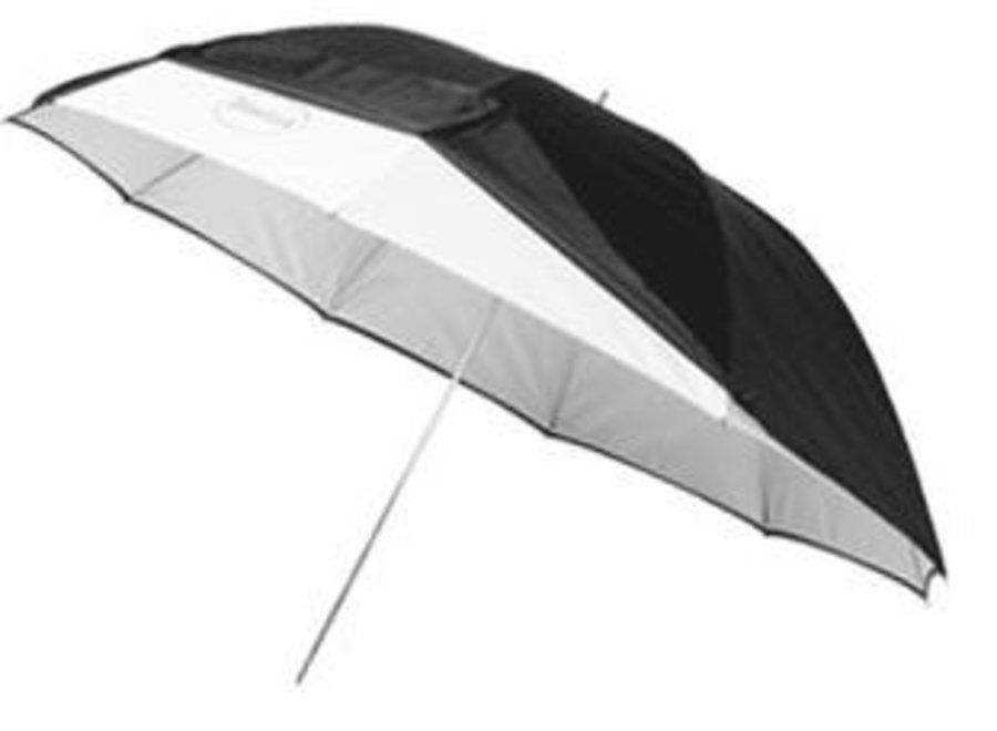 Photek SoftLighter 36" Umbrella - Convertible Softbox, Fiberglass Frame, White With Black Back