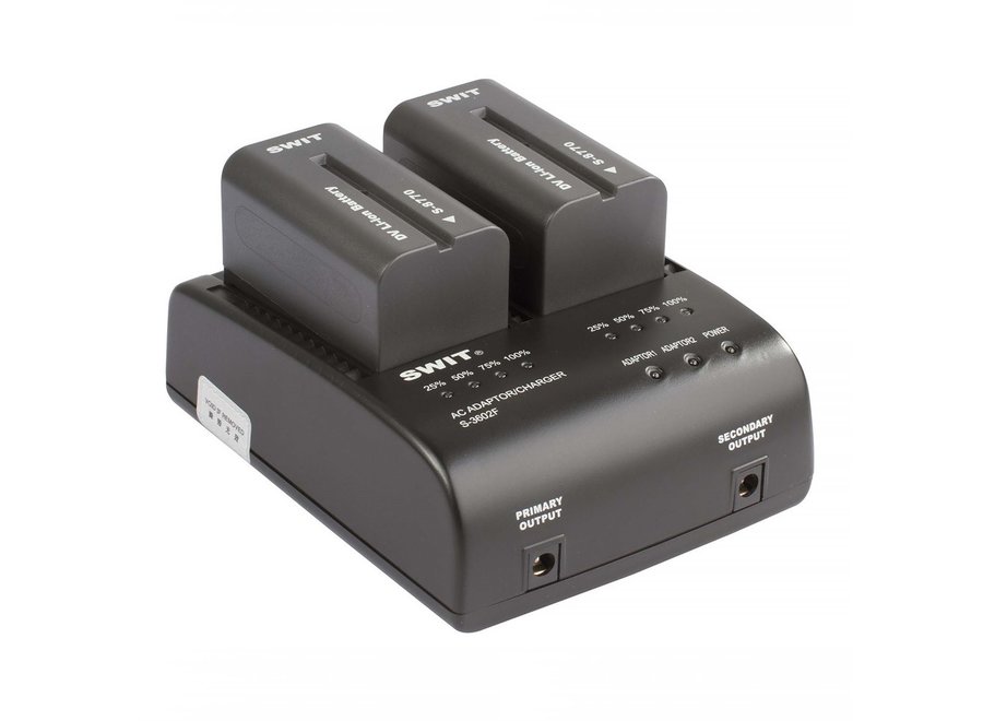 Swit S-3602F Dual Charger - Adapter