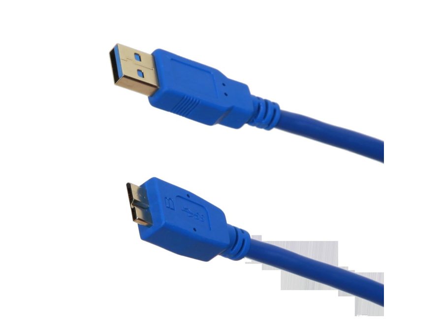 Cameleon Tethering Kabel USB 3.0 Super Speed 3m Blauw