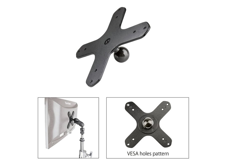 Kupo KS-408 Vesa Monitor Mount + Ball Head