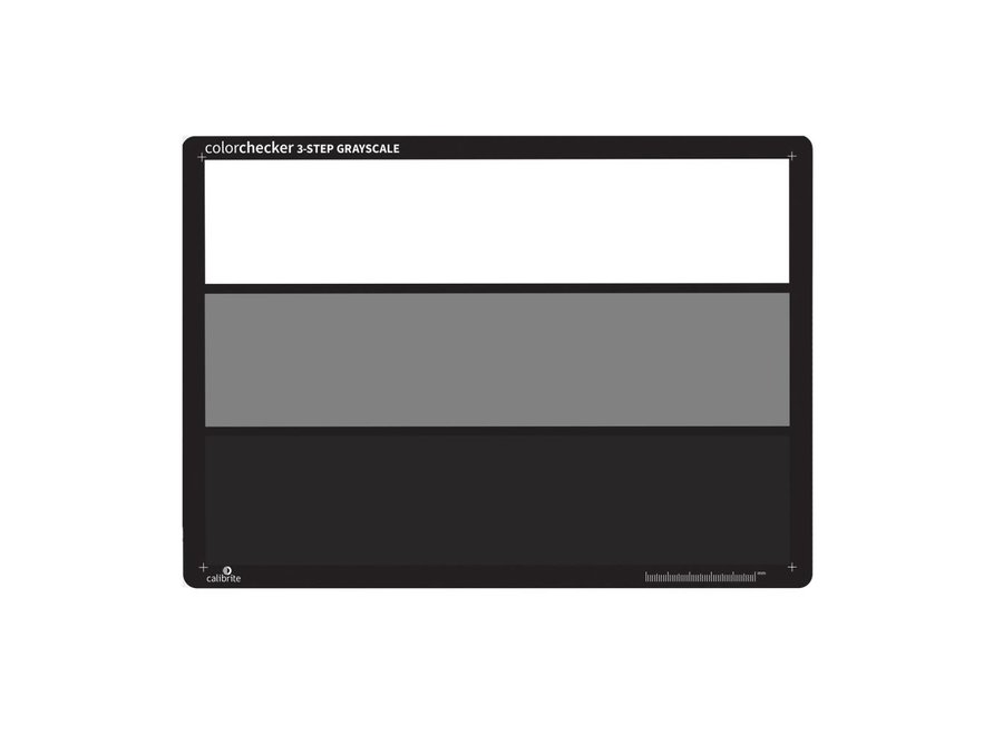 Calibrite ColorChecker 3-Step Gray Balance Card – Grijskaart