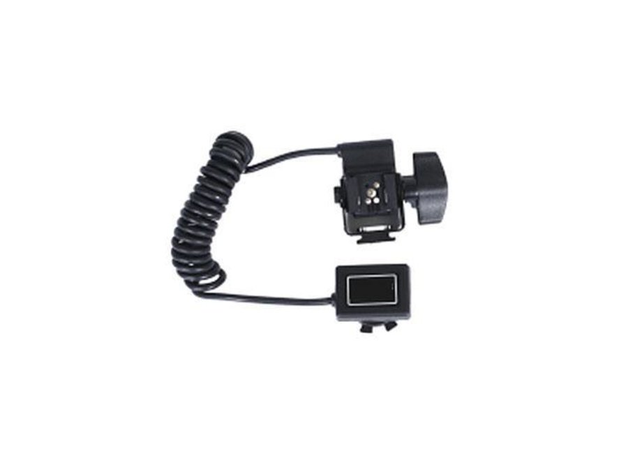 2m eTTL kabel voor Canon flitser m. swivel