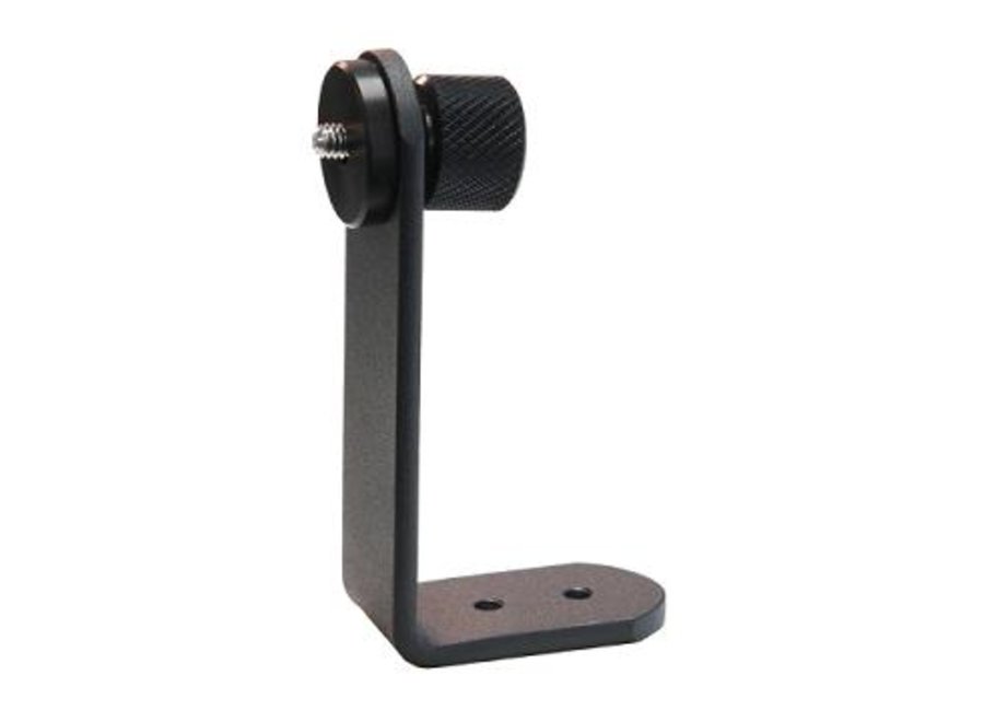 Binocular mounting L-bracket with 1/4" thread