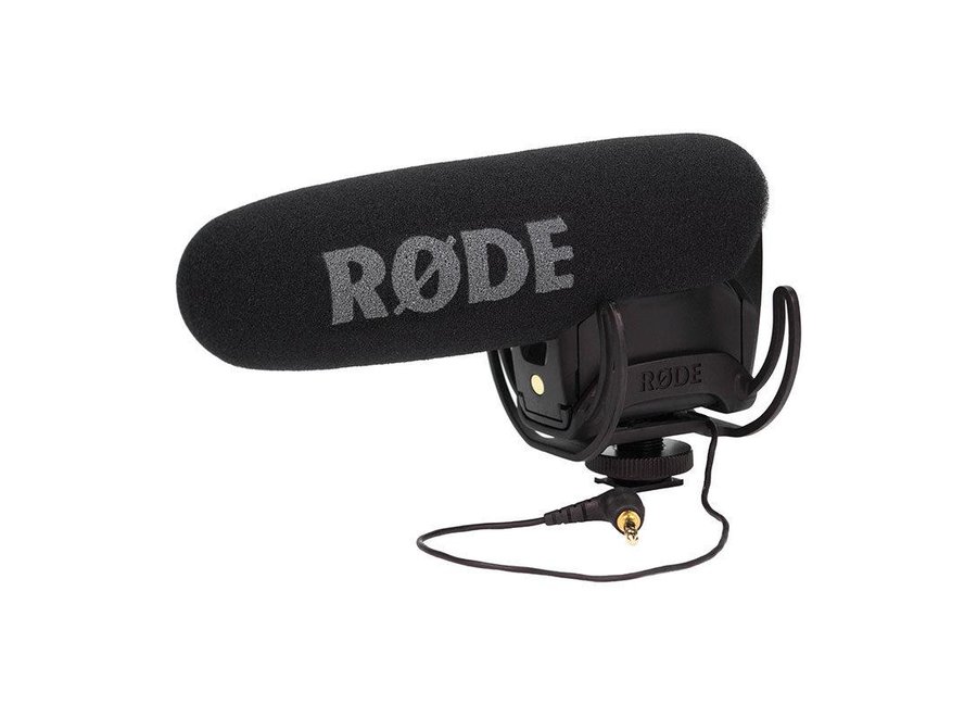 Røde VideoMic Pro met Rycote Lyre Shockmount