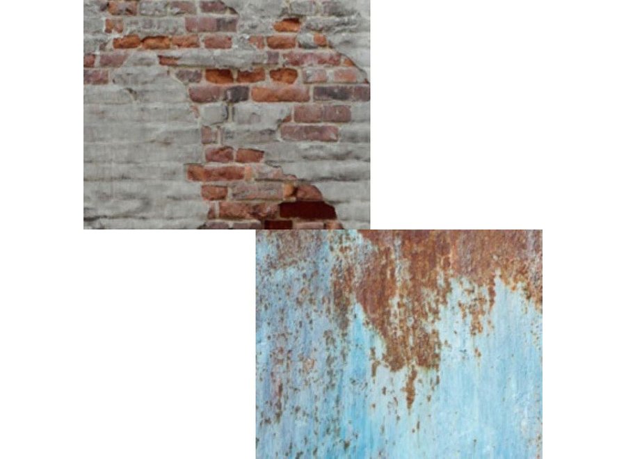 Lastolite Urban collapsible background 150x210cm rusty metal/plaster wall