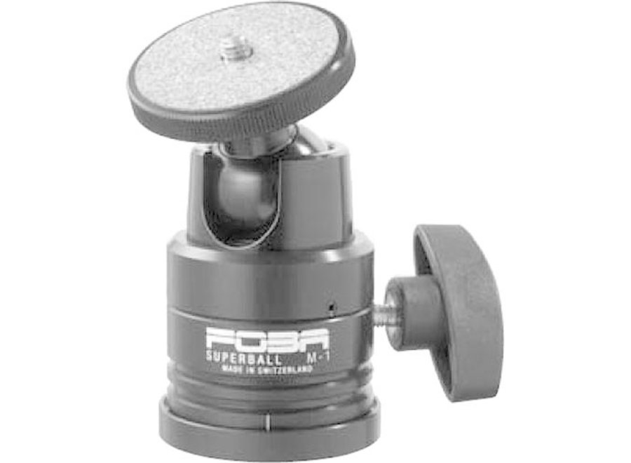 Foba SUPERBALL M-1 with camera plate, 1/4" thread