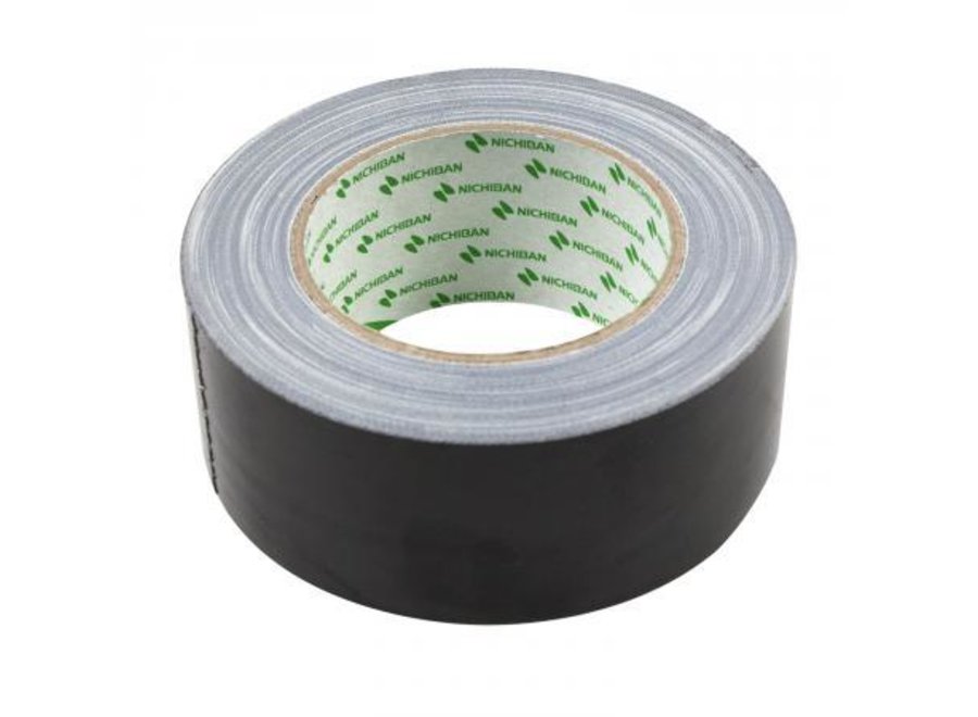 Gaffer tape Nichiban 50mm / 25 mtr. Zwart