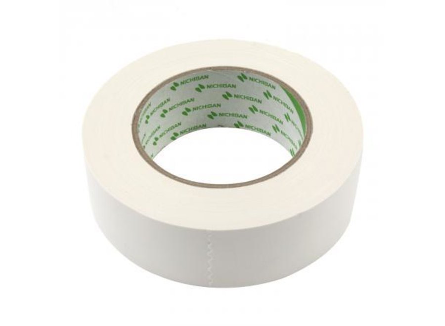 Gaffer tape Nichiban 50mm / 25 mtr. Wit