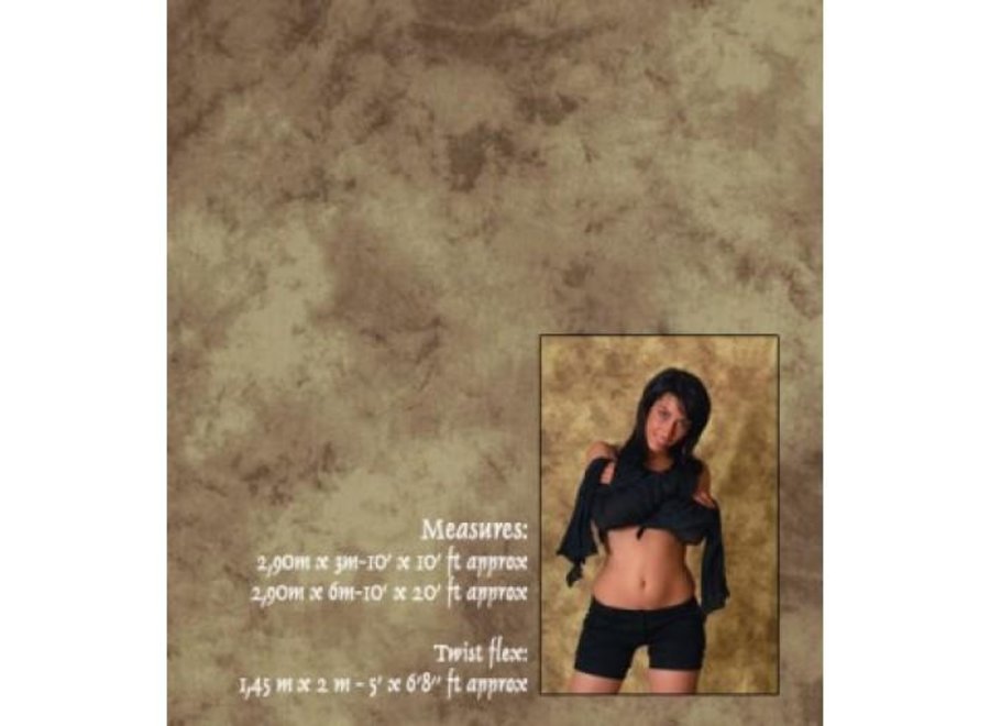 Fondali Twistflex Background Brown-Ochre #530 | 145x200 cm