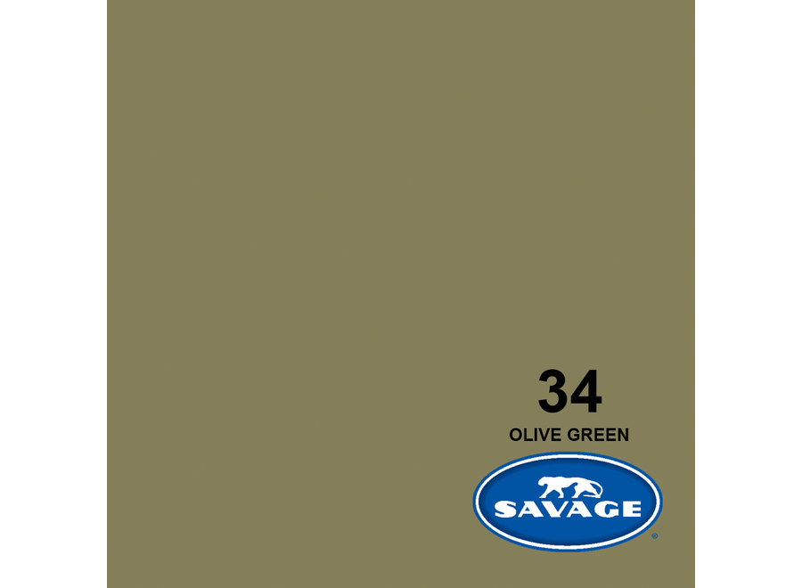 Savage Achtergrondpapier op rol 1.38 x 11m Olive Green # 34