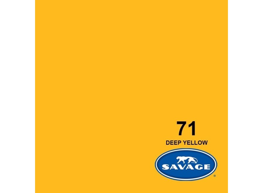 Savage Achtergrondpapier op rol 1.38 x 11m Deep Yellow