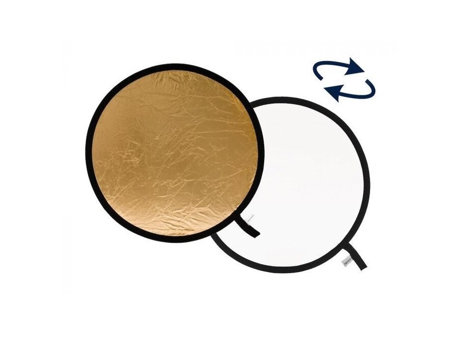 Lastolite Collapsible reflector 95cm gold/white