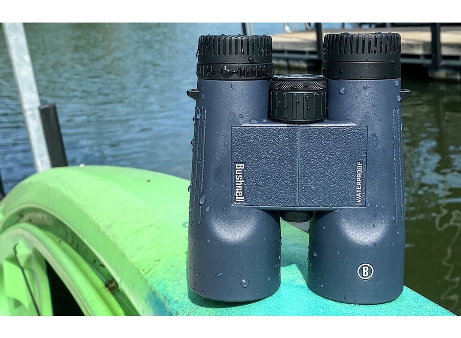 Bushnell H2O10x42 dark blue roof binoculars