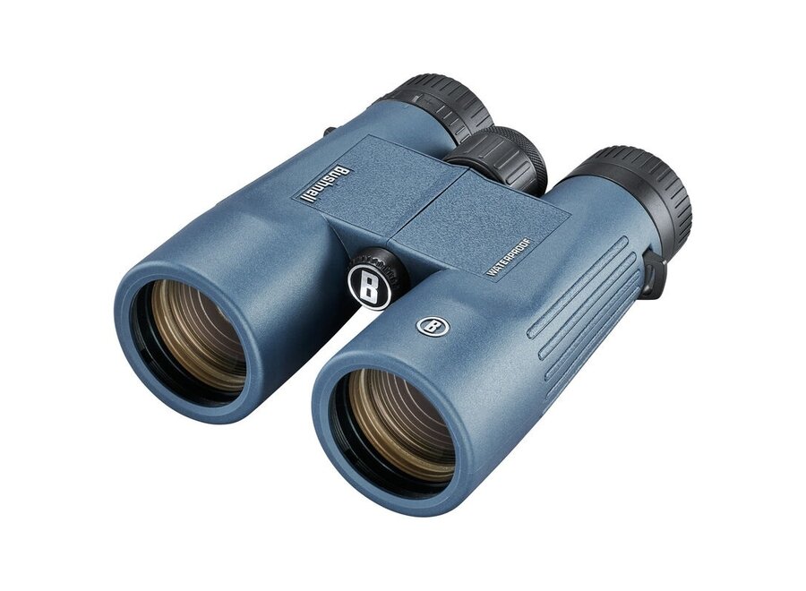 Bushnell H2O10x42 dark blue roof binoculars