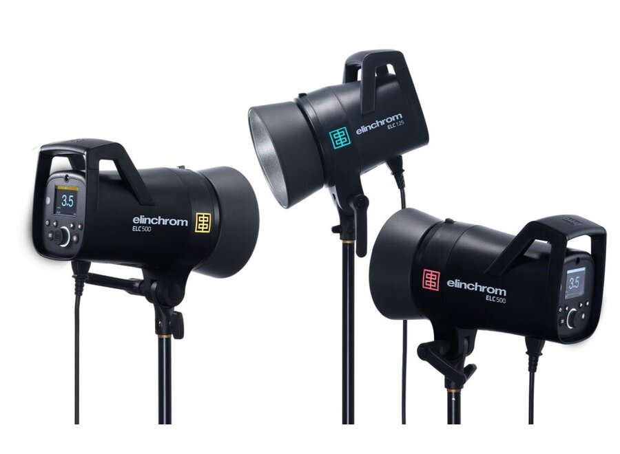 Elinchrom ELC 500 Studio Flash System + Reflector