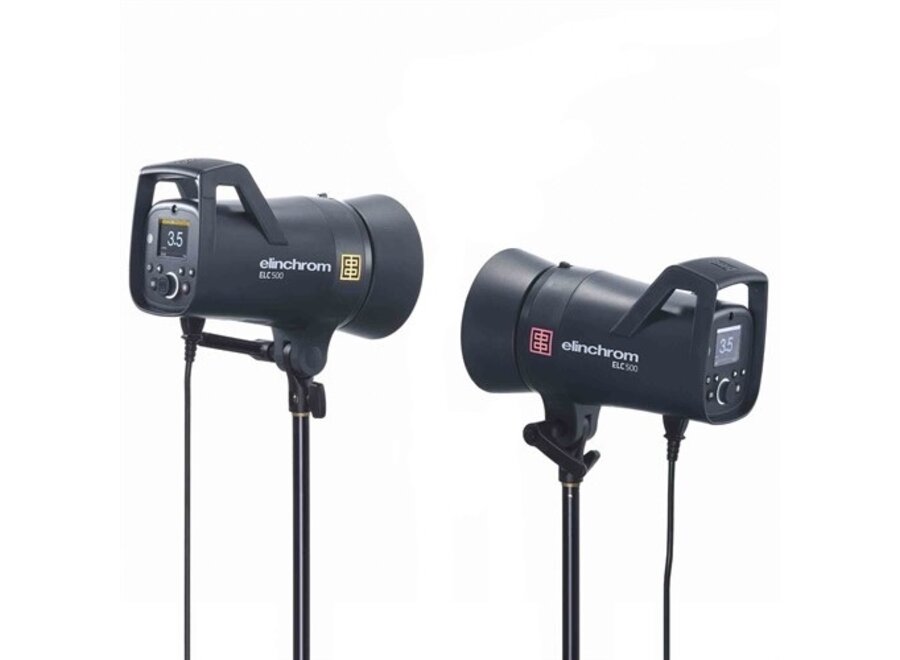 Elinchrom ELC 500 Dual Flitslampen Set