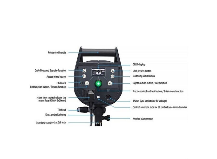 Elinchrom ELC Pro HD 500 Monolight 5.0