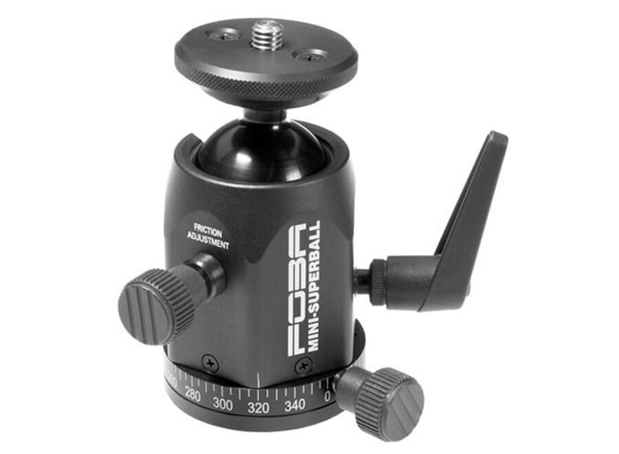 Foba MINI-SUPERBALL with camera plate, 3/8" and 1/4" thread and panorama plate