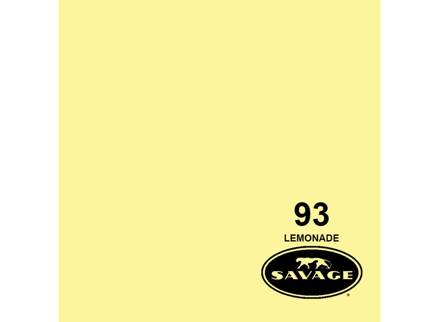 Savage achtergrondpapier op rol 1.38 x 11m # 93 Lemonade