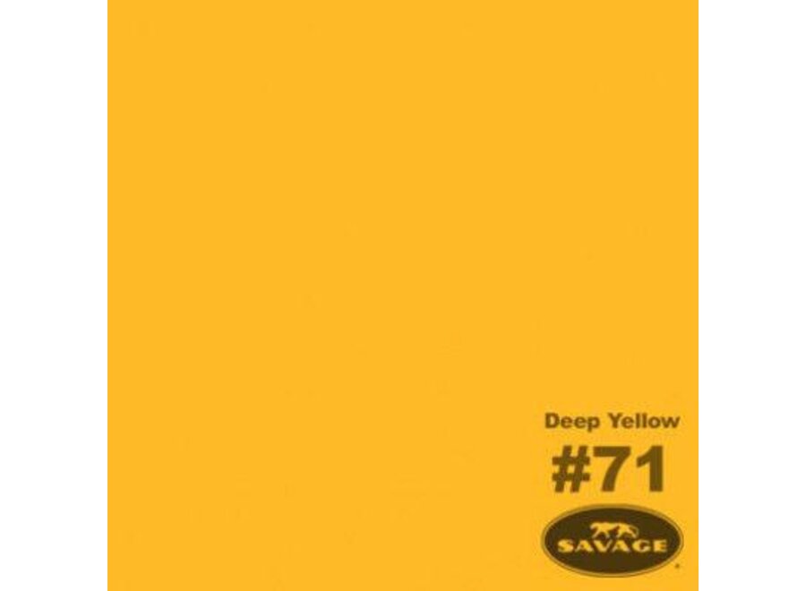 Savage Background paper on roll 1.38 x 11m Deep Yellow