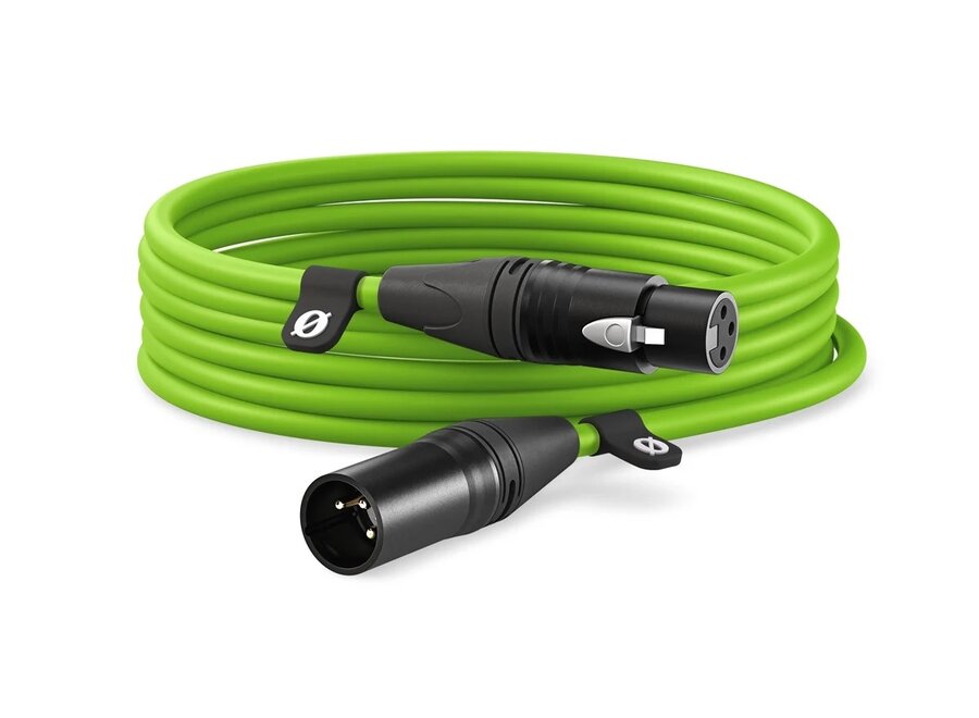 Røde 6m XLR-kabel Groen