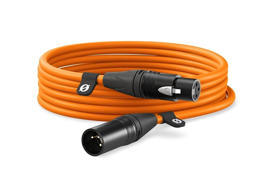 Røde 6m XLR-kabel Oranje