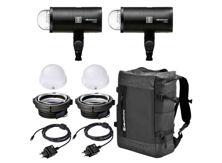 Elinchrom THREE Dual Off Camera Flash Kit