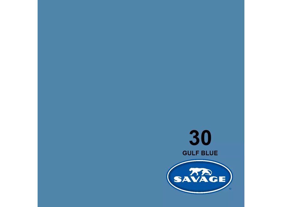 Savage Achtergrondpapier op rol 1.38 x 11m Gulf Blue # 30