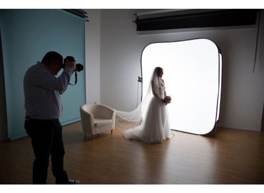 Manfrotto Hilite bottletop with train 180x215cm grey