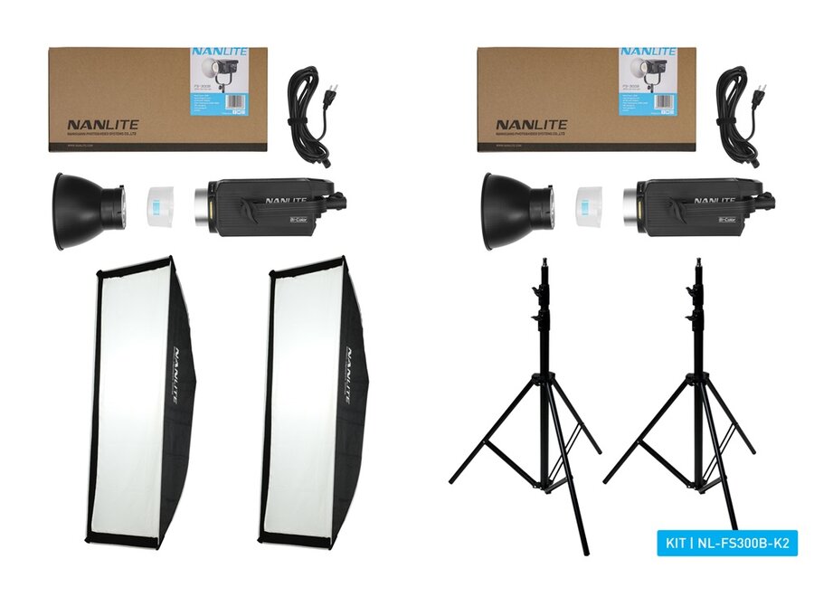 Nanlite FS-300B LED Bi-color Dual Kit