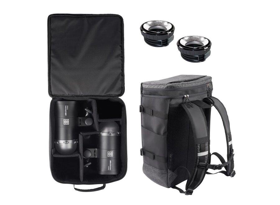 Elinchrom THREE Dual Off Camera Flash Kit  + Skyport Pro met 50% korting