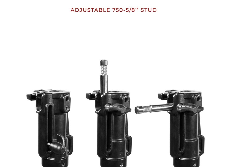 Montreal Combo Triple Riser Stand Black/Chrome