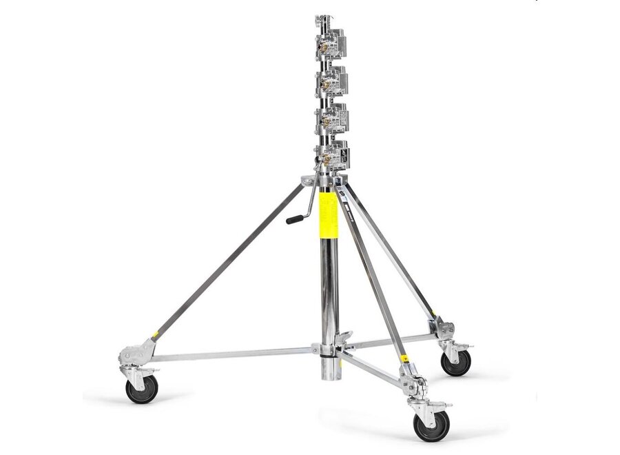 Avenger B150-1 Strato Safe Crank-Up Statief met Harde Wielen