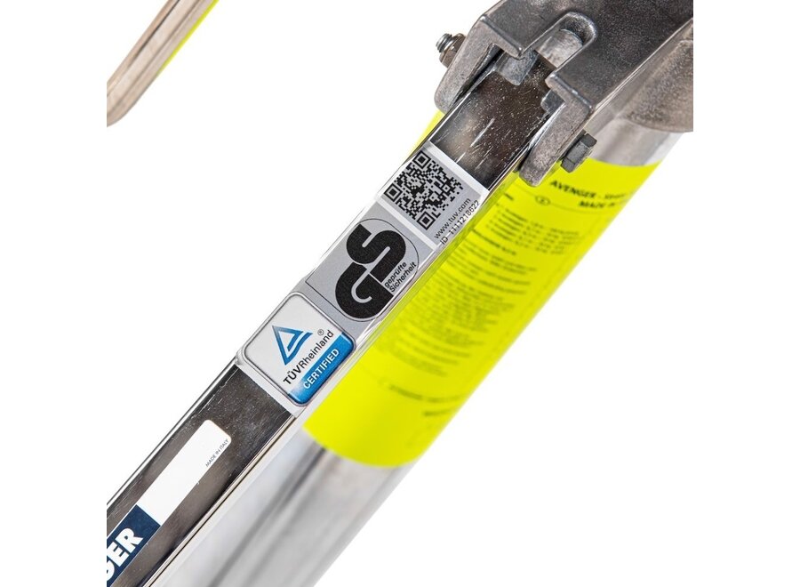 Avenger B150-1 Strato Safe Crank-Up Statief met Harde Wielen