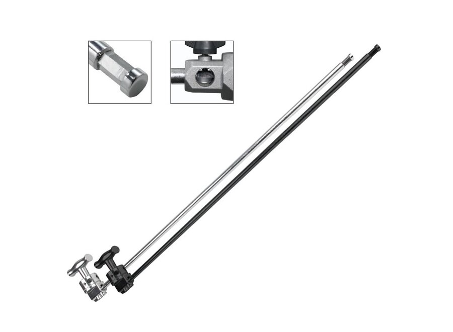 Kupo KCP-241B Grip Arm 102cm with Black Hex Baby Pin – Professional Studio Support Arm