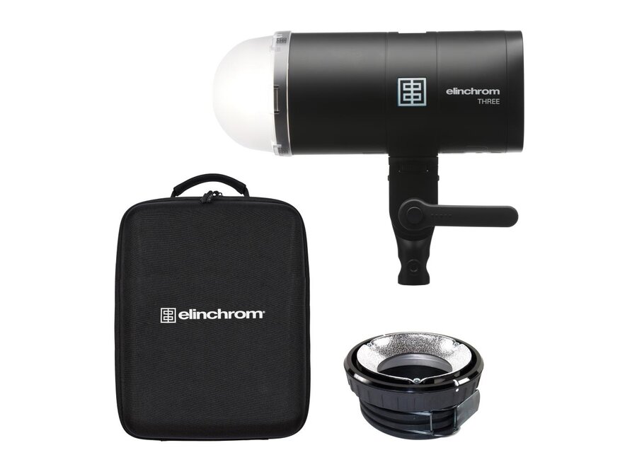 Elinchrom THREE Off Camera Flash Kit + Charger