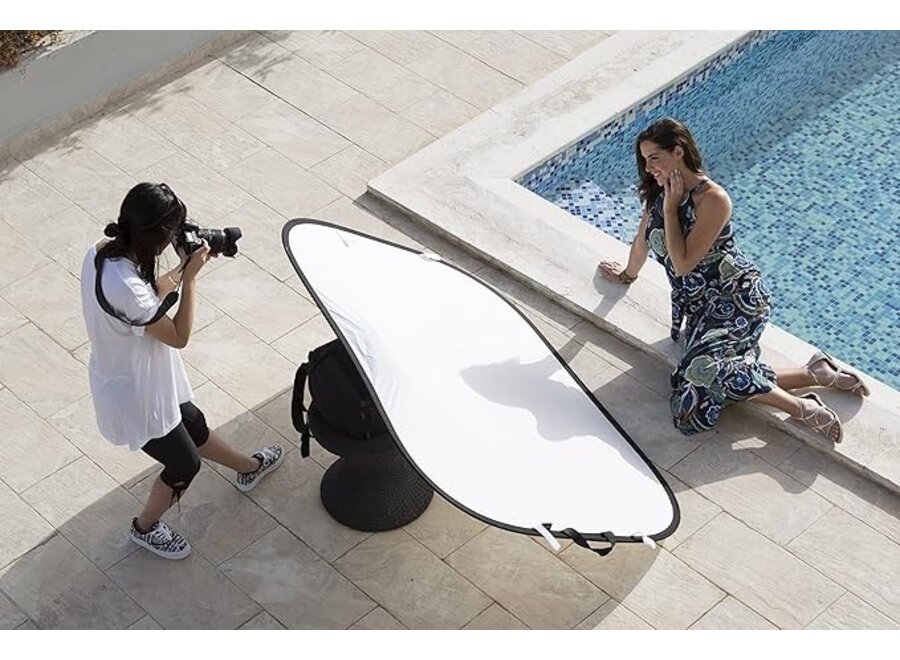 Manfrotto Collapsible panelite reflector 180x120cm silver/white