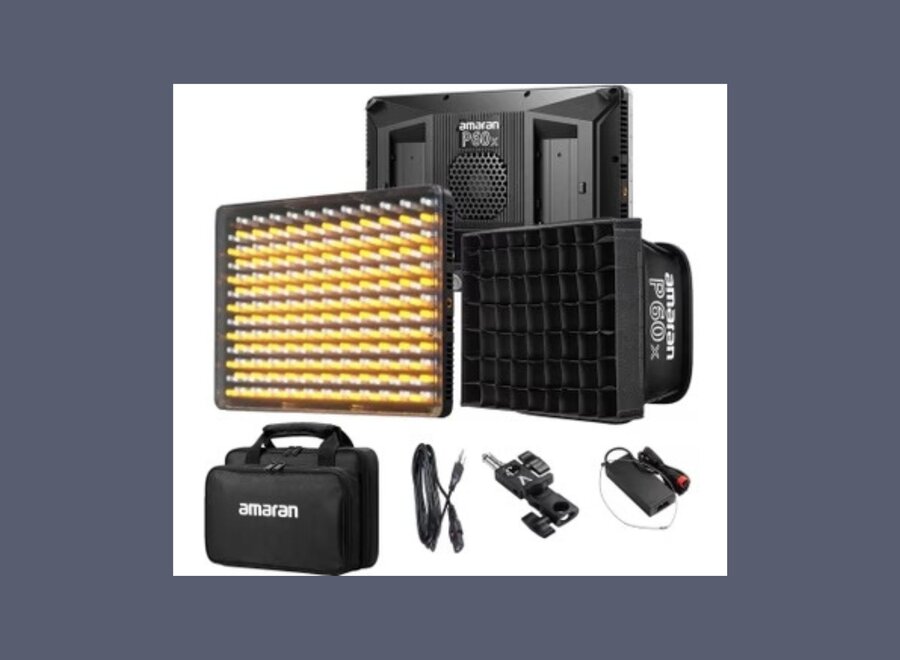 Amaran P60x Bi-Color LED Panel – Compact & Powerful Light