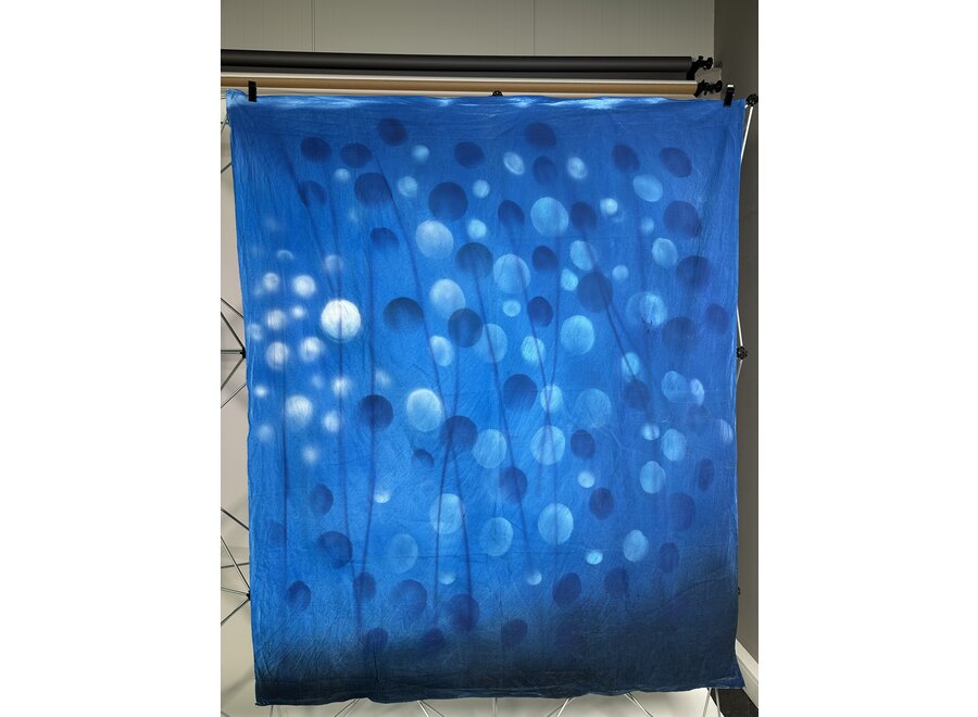 ADCH732 Hand-Painted Backdrop Blue and white balls 1.5x1.8m
