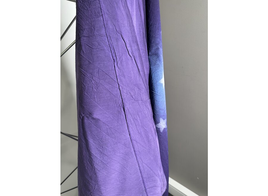 Hand-Painted Backdrop 1.5x1.8m Purple Stars KM189