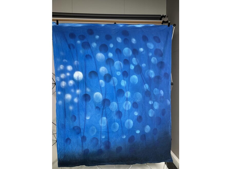 ADCH732 Hand-Painted Backdrop Blue and white balls 1.5x1.8m