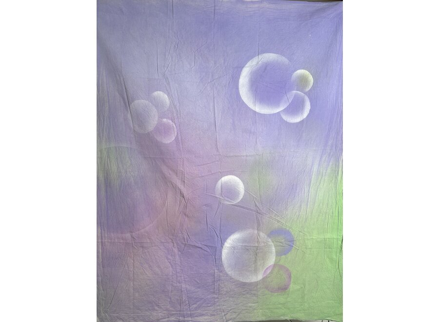 Hand painted backdrop  1.5m x 1.80m Lilac | Bubble