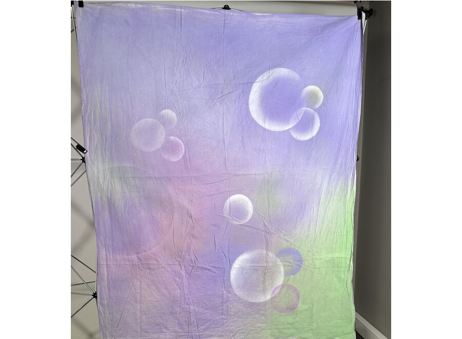 Hand painted backdrop  1.5m x 1.80m Lilac | Bubble