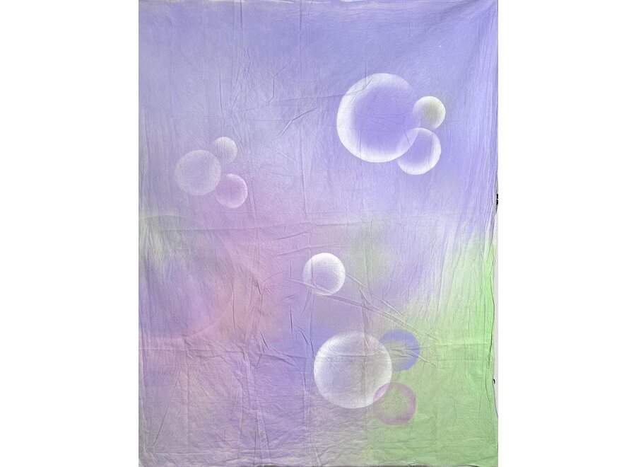 Hand painted backdrop  1.5m x 1.80m Lilac | Bubble