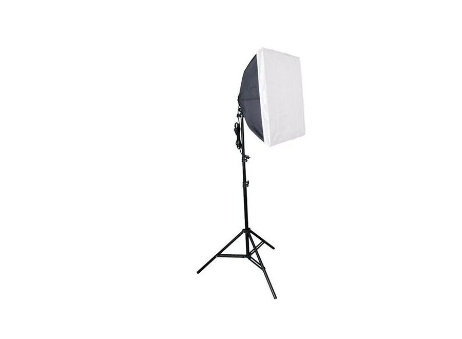 Fluorescent softbox 40x40 incl. snoer met lampfitting KFLSB