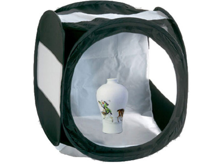 Opnametent Zwart 80 cm – Black Studio Cube XXL KA8080B