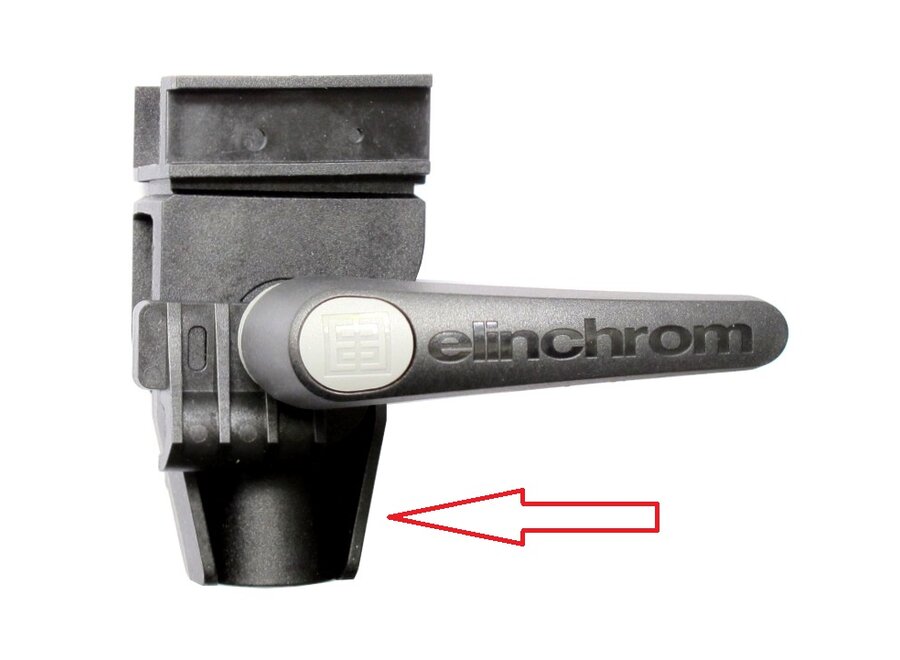Elinchrom Tilt Head Connector –ELC Pro HD, D-Lite RX, and Ranger RX.
