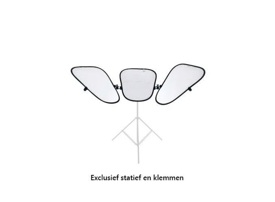 Triflector MK2 set of 3 silver/white panels #LR2903