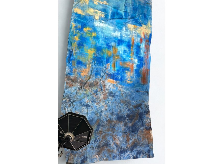 Hand-Painted Background Cloth ATLANTIC 3x6m | Photography & Theatre