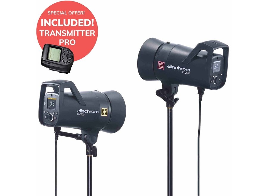 Elinchrom ELC 500 Monolight Dual Flash Kit